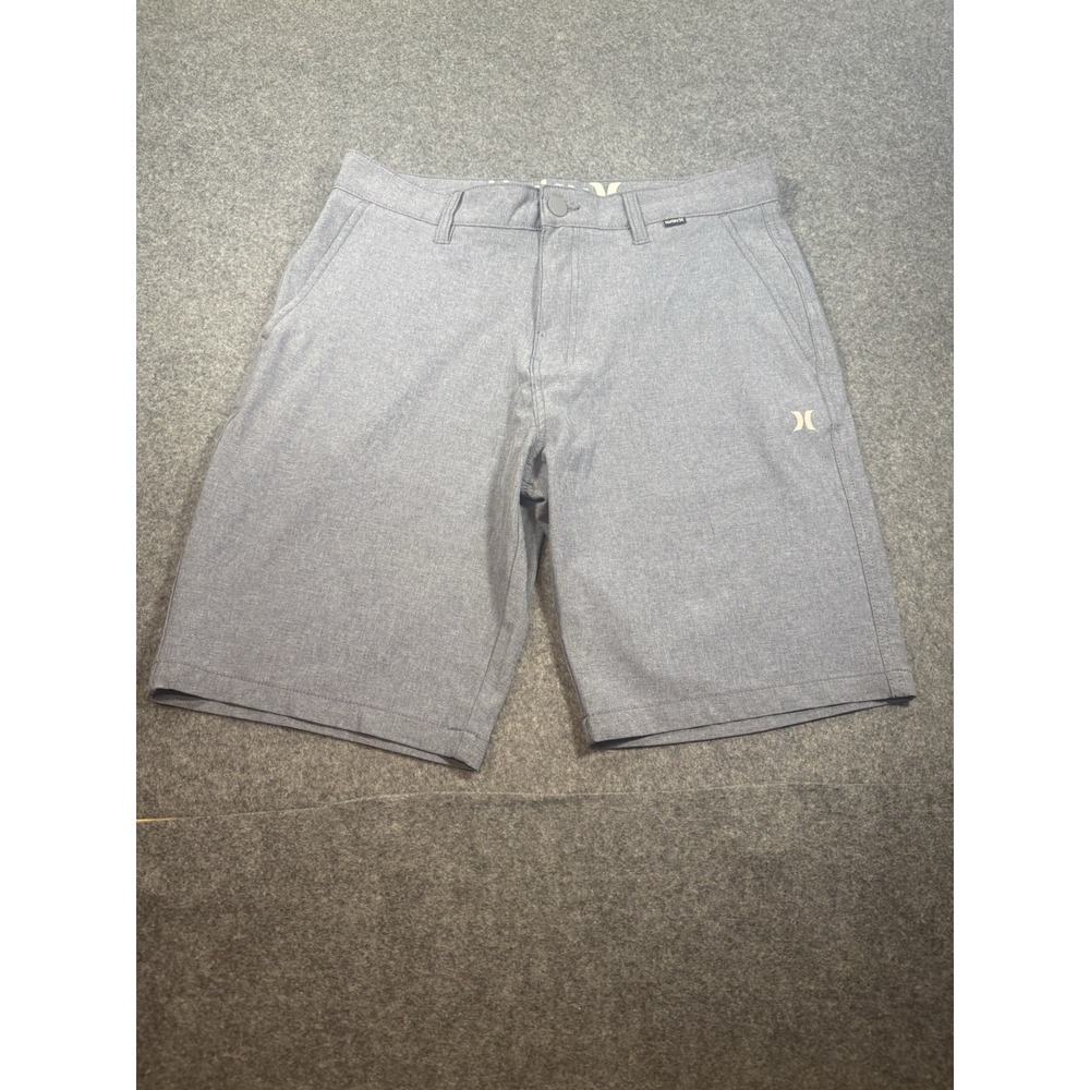 Hurley Men's Heathered Grey Hybrid Shorts Size 30